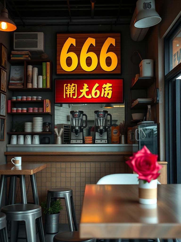 666咖啡店 1 666咖啡店