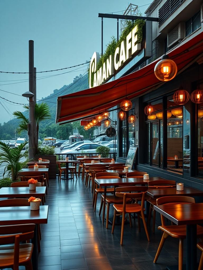 Aman cafe Batu ferringhi 1 Aman cafe Batu ferringhi