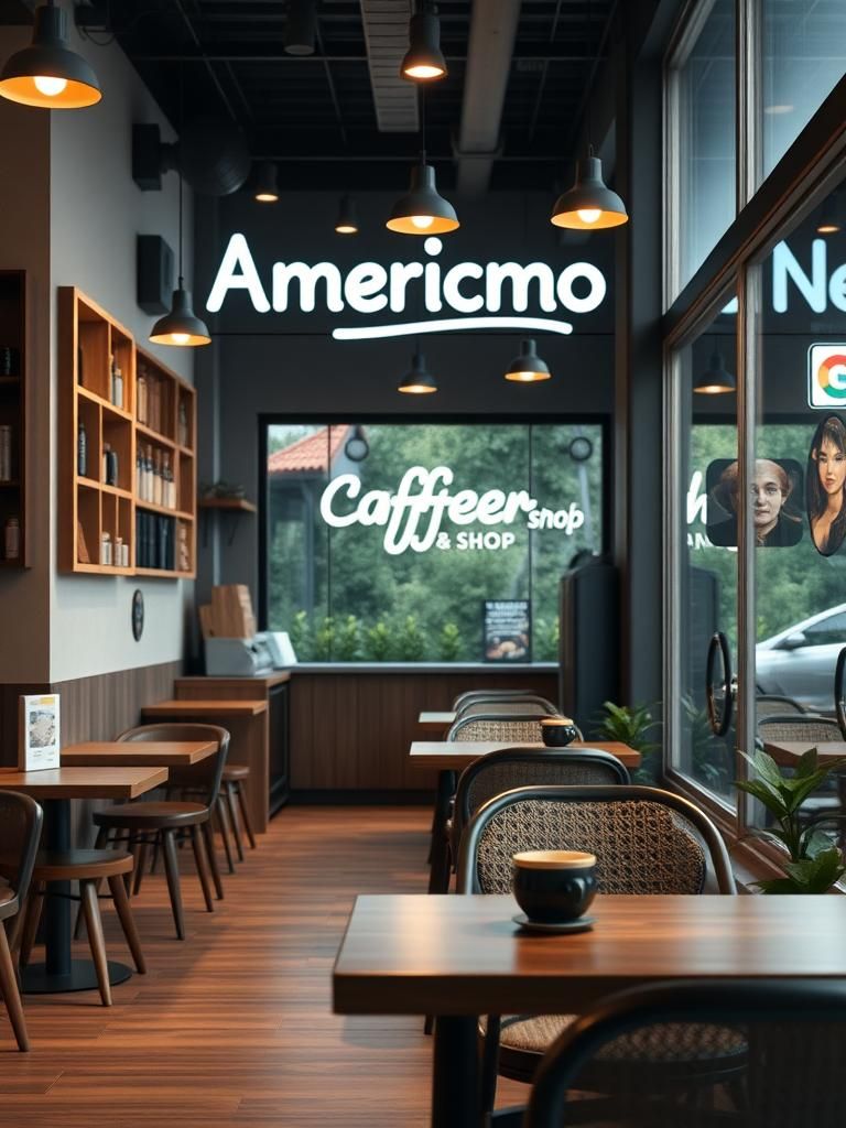 Americamo coffee and shop