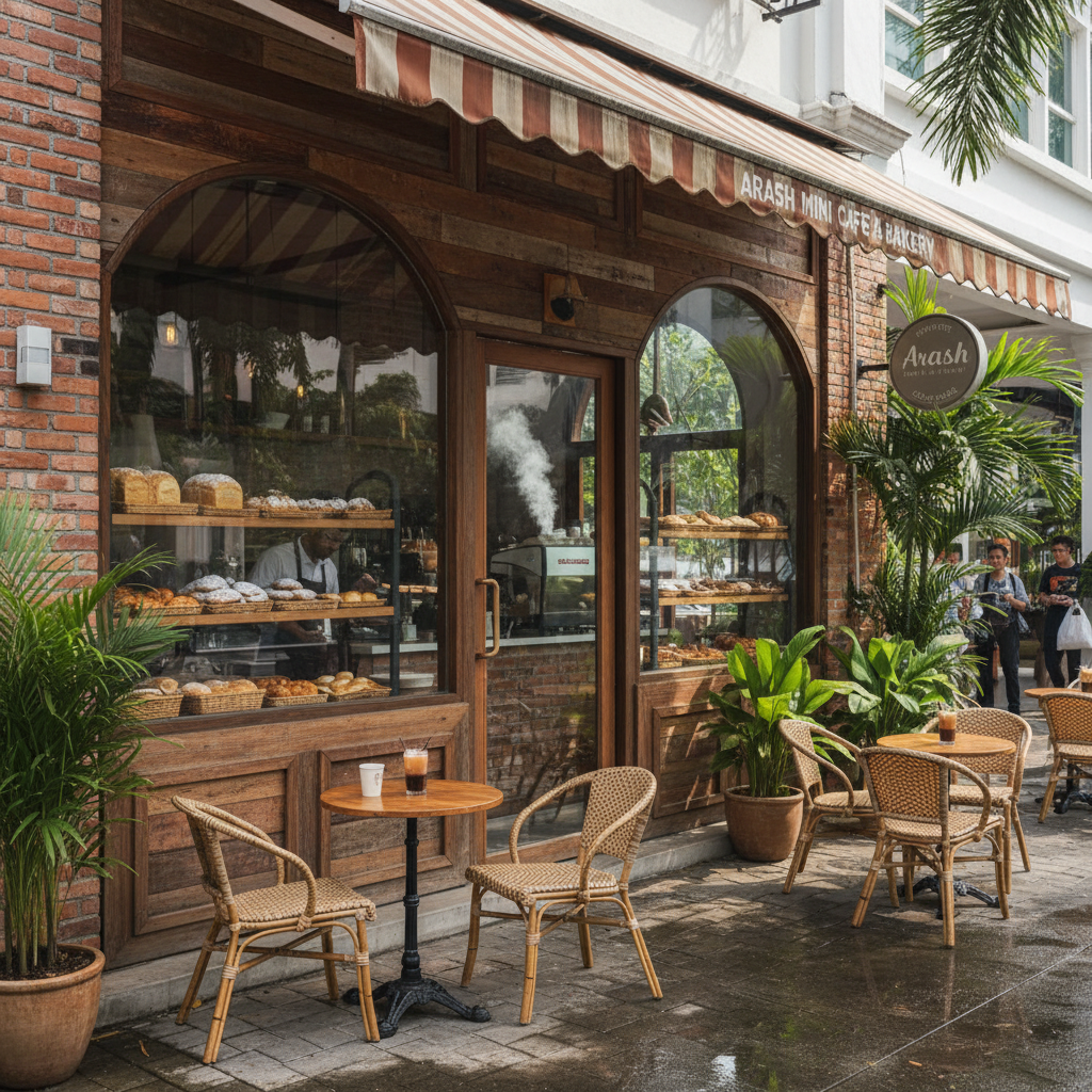 Arash Mini Cafe & Bakery - Kedai Kopi & Roti