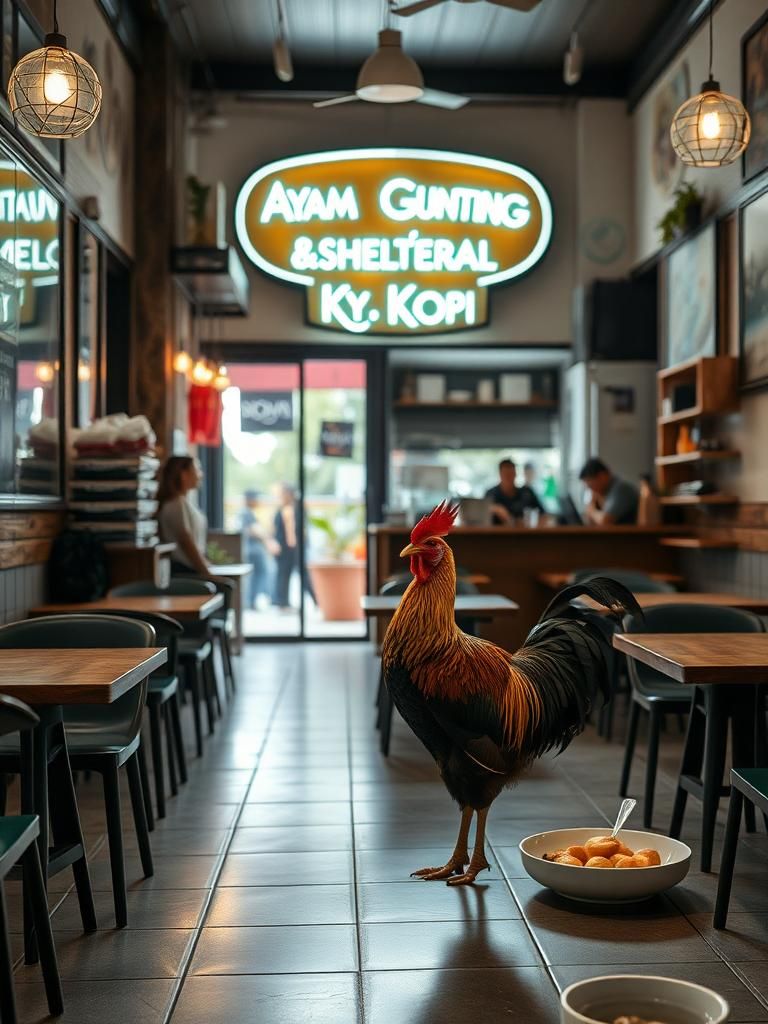 Ayam Gunting & Kopi