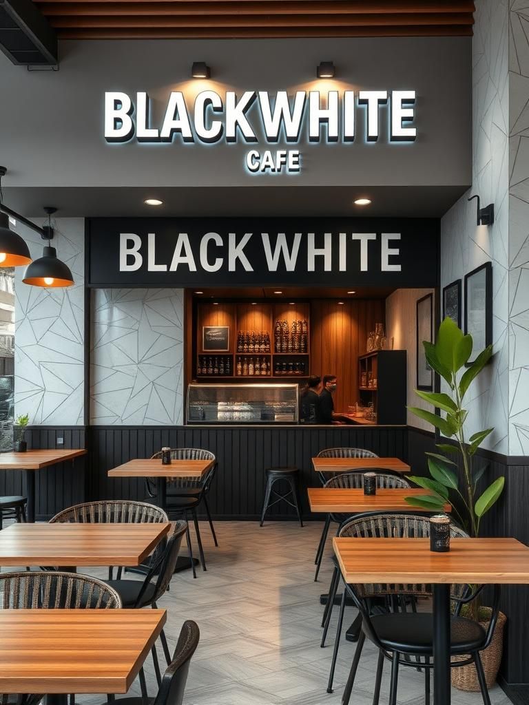 BLACKWHITE CAFE 1 BLACKWHITE CAFE