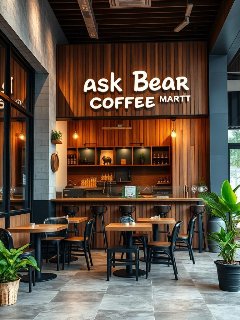 Bask Bear Coffee C Mart Nibong Tebal