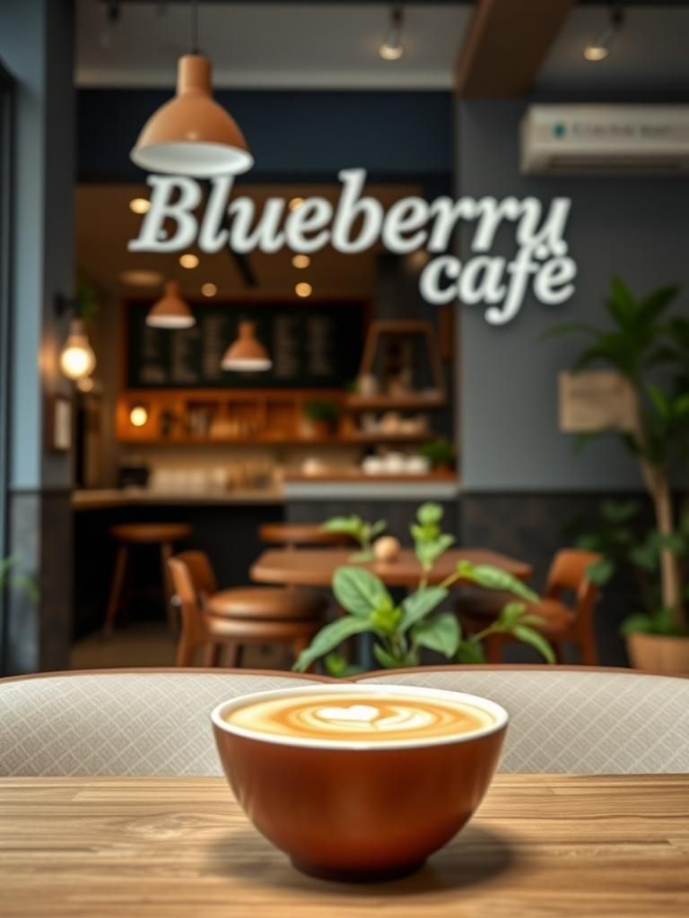 Blueberry cafe