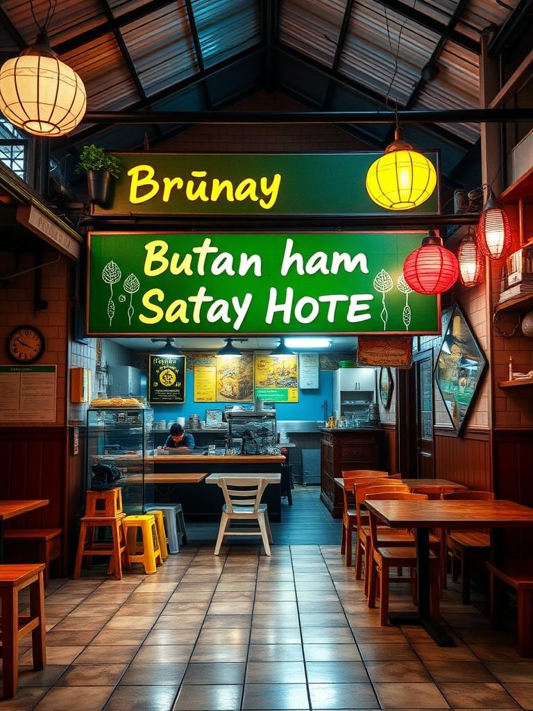 Brunei Satay House 1 (pekan lama) 1 Brunei Satay House 1 (pekan lama)