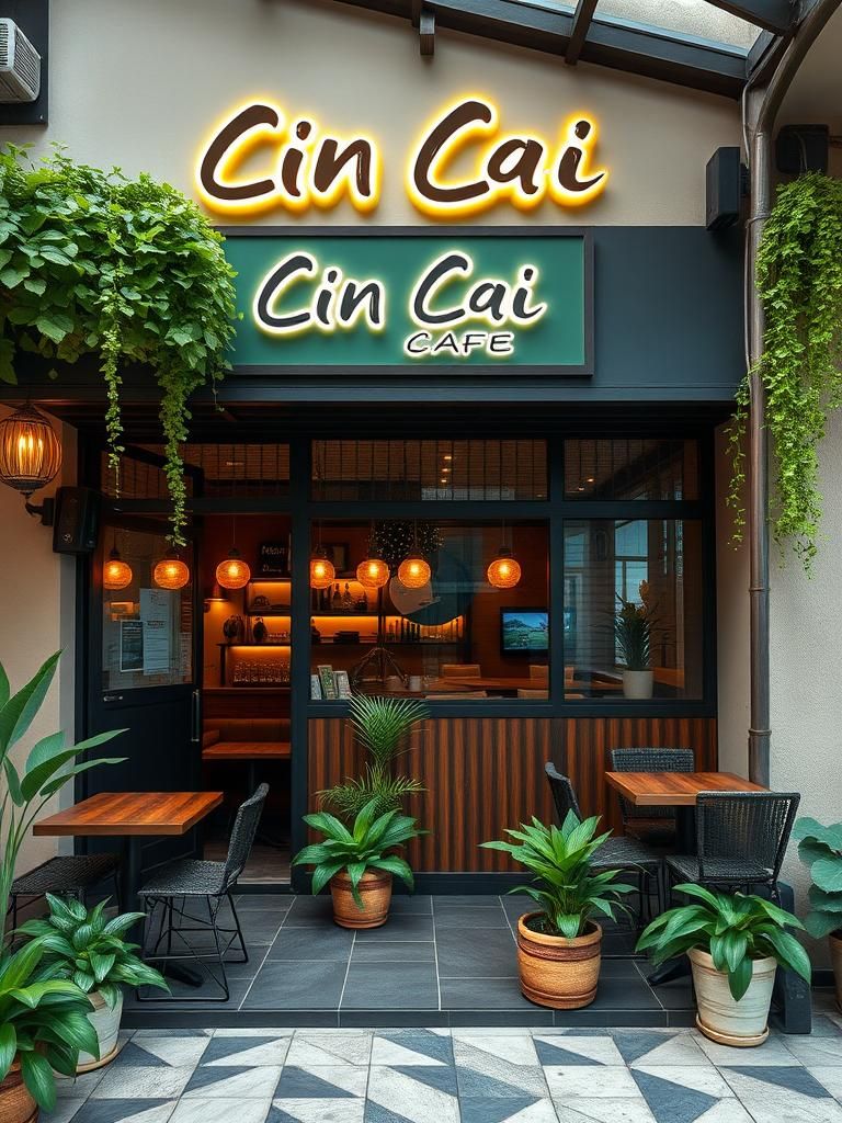 Cin Cai Garden Cafe 1 Cin Cai Garden Cafe