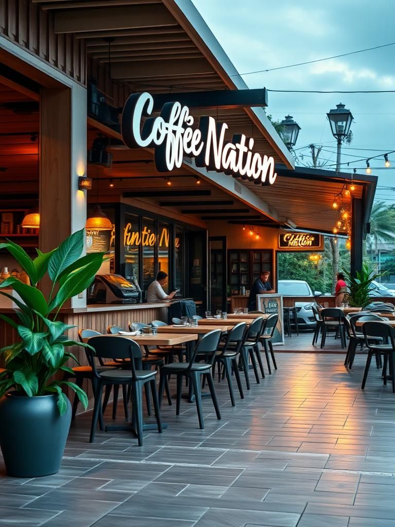 Coffee Nation Pantai Bayu Senja