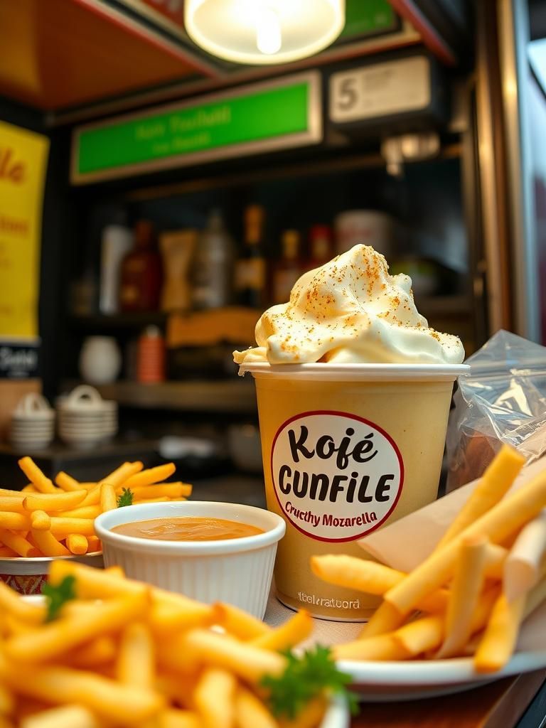 Foodtruck Kopi Gantung Perlis dan Corndough Crunchy Mozarella