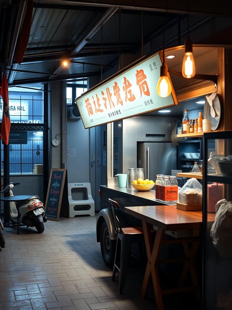 Foodtruck kopi hainan klebang