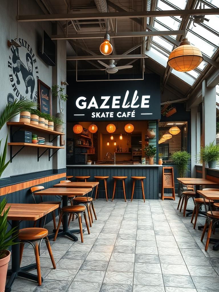 GAZELLE SKATE CAFE