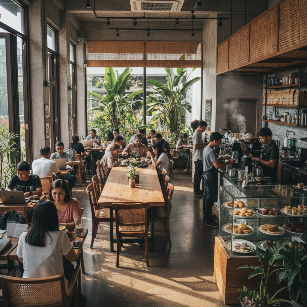 Gelombang Cafe: Reka Dalaman Santai