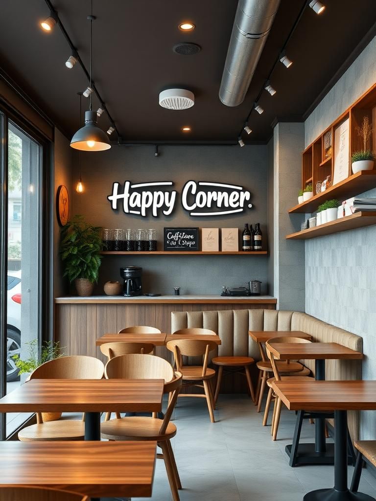 Happy Corner Coffee Shop
