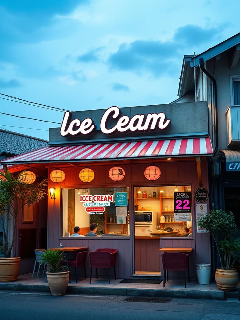 Ice Cream Cafe House