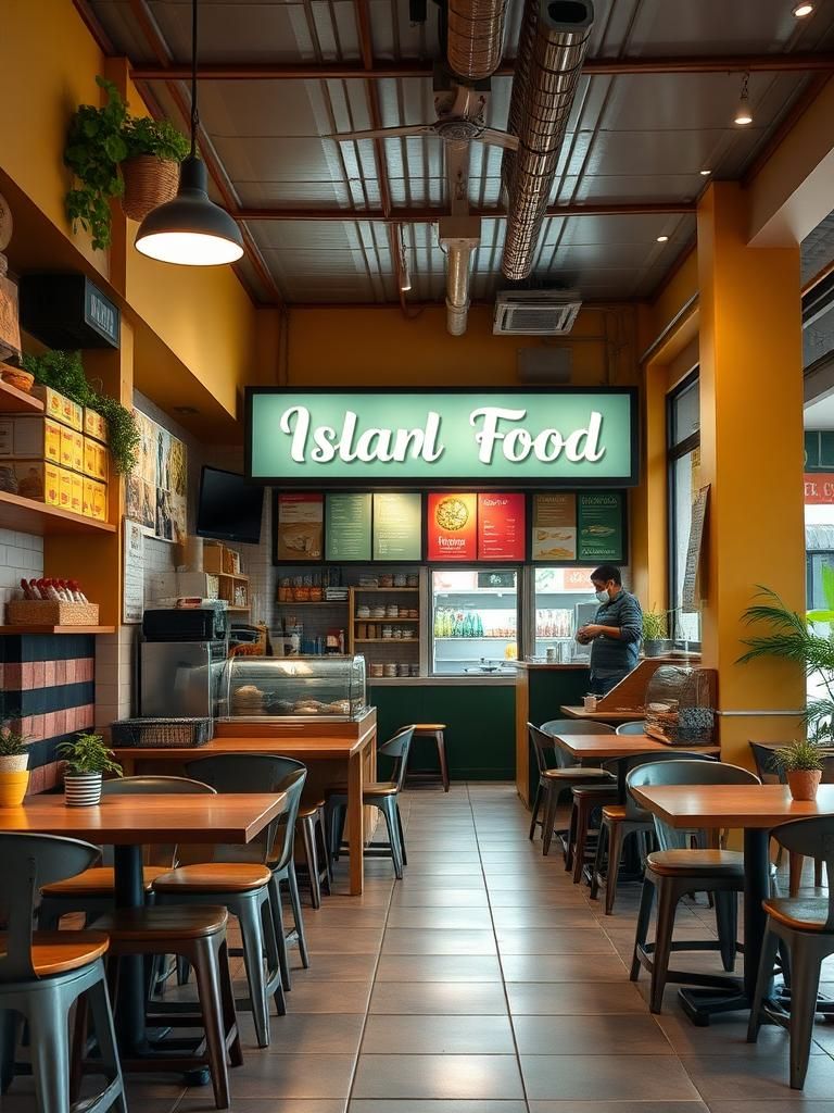 Island Food Station 1 Island Food Station