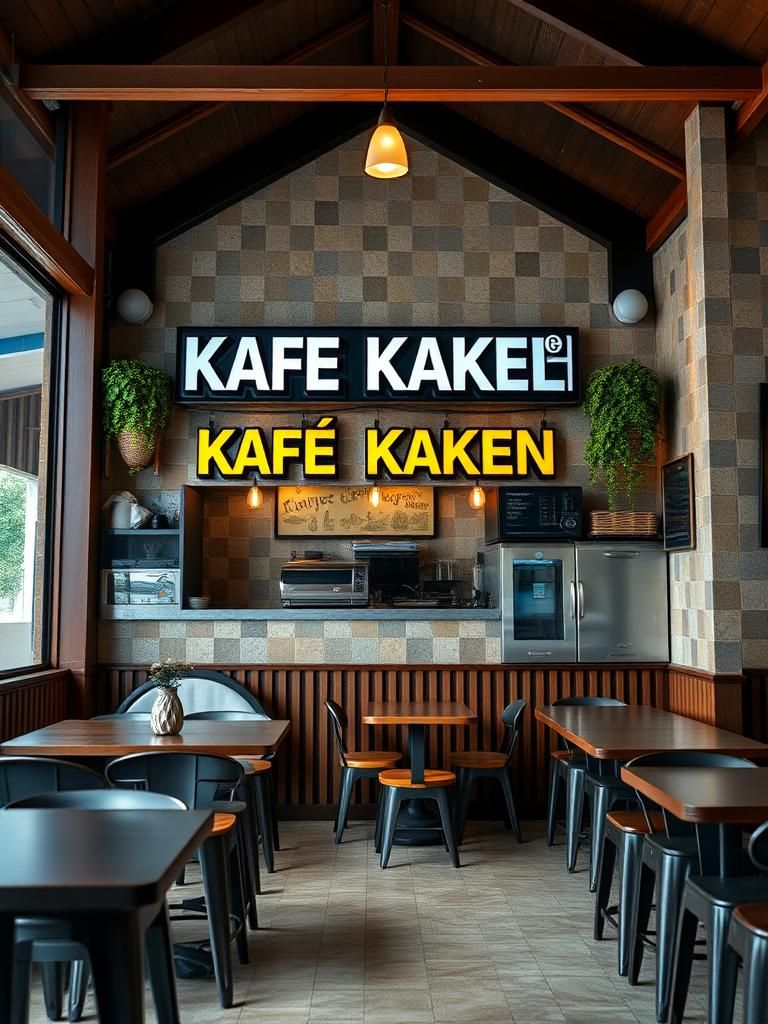 KAFE KAKEL @ Masjid Al-Hasaniah Kuala Sungai Baru