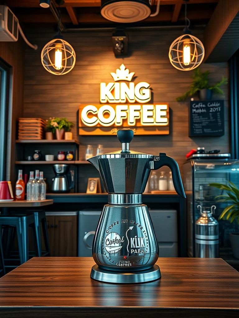 KING COFFEE MOKA POT PAKA