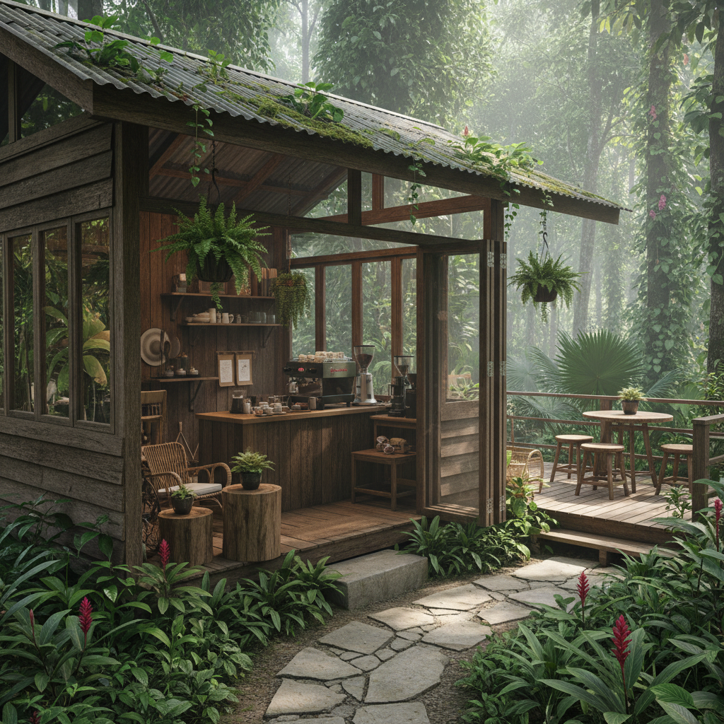 Secret cabin mini cafe 1 Kafe Mini Kabin Rahsia