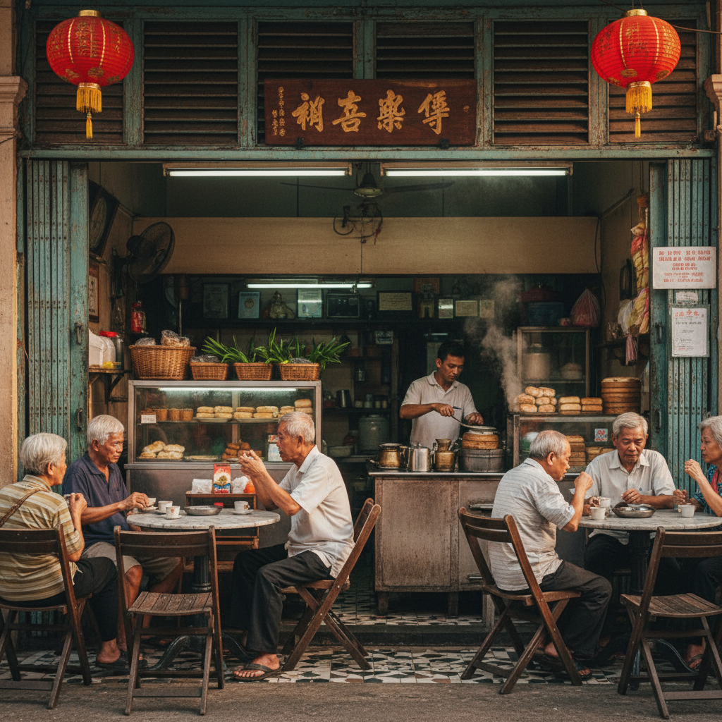 Nan Yang Coffee Shop 南洋茶室 1 Kedai Kopi Nan Yang - Hidangan Autentik