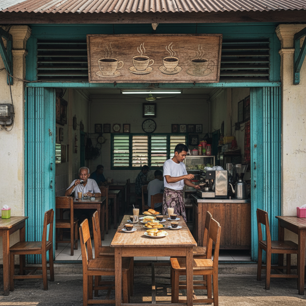 Kedai Kopi Terbaik Paka - Gambar