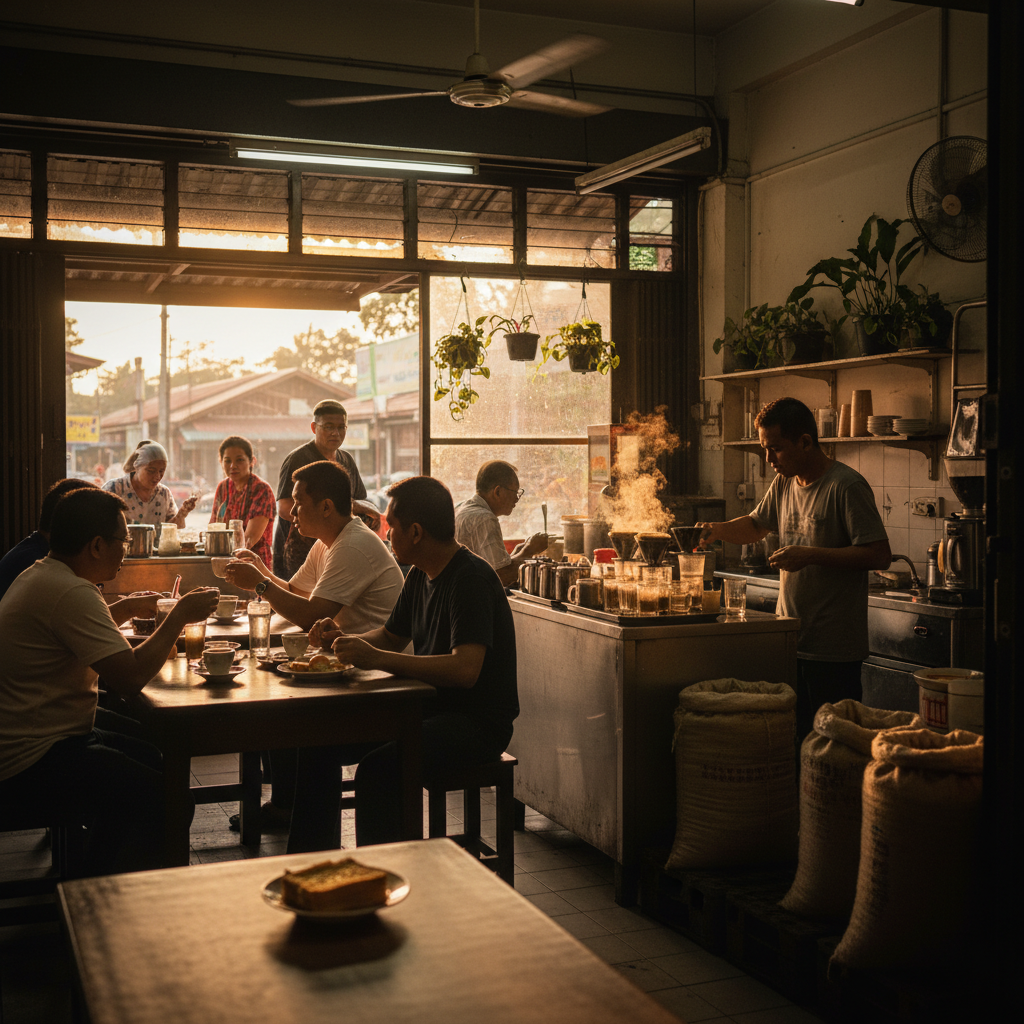 Kedai Kopi Terbaik Taman Rajawali Terbuka