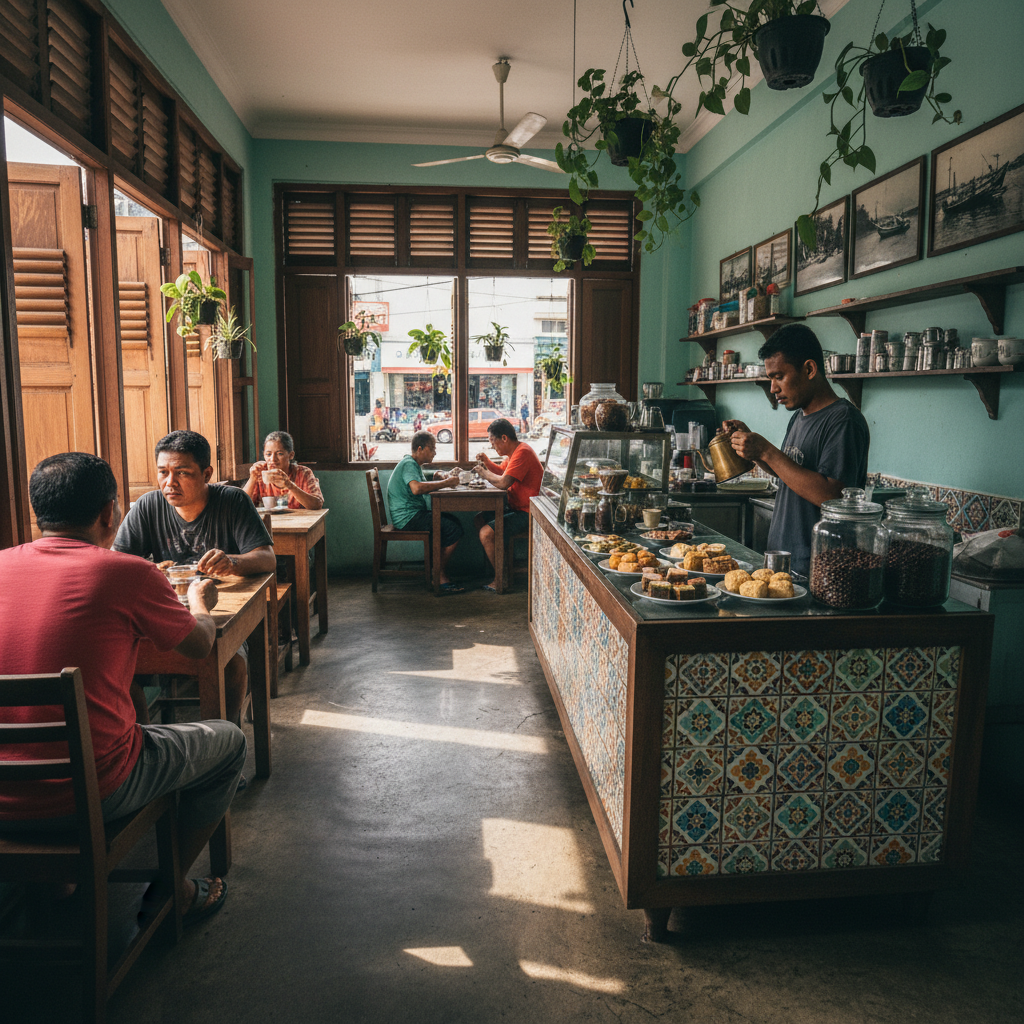 Kedai Kopi Terbaik di Marang | Gambar Pilihan
