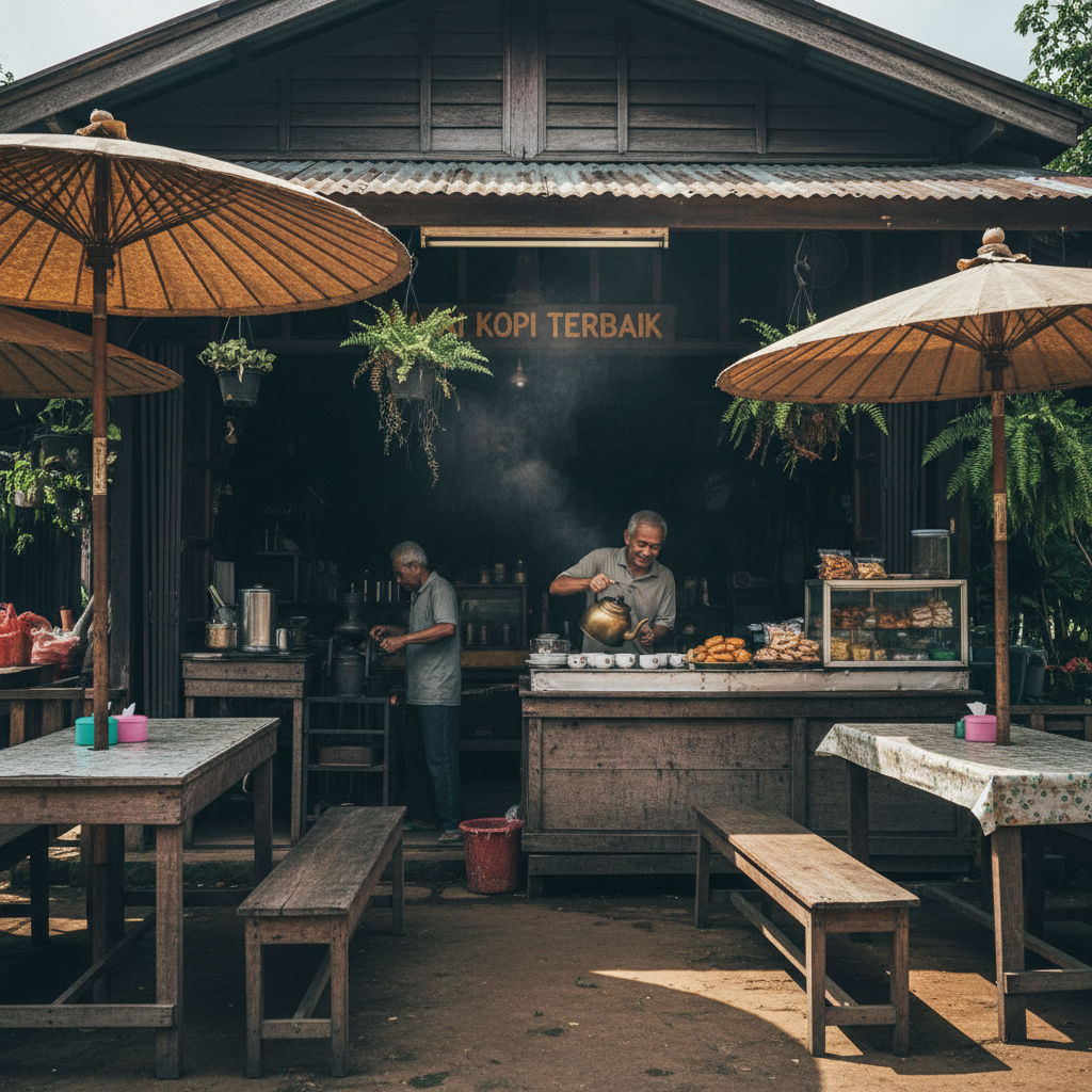 Kedai Kopi Terbaik di Simpang Renggam