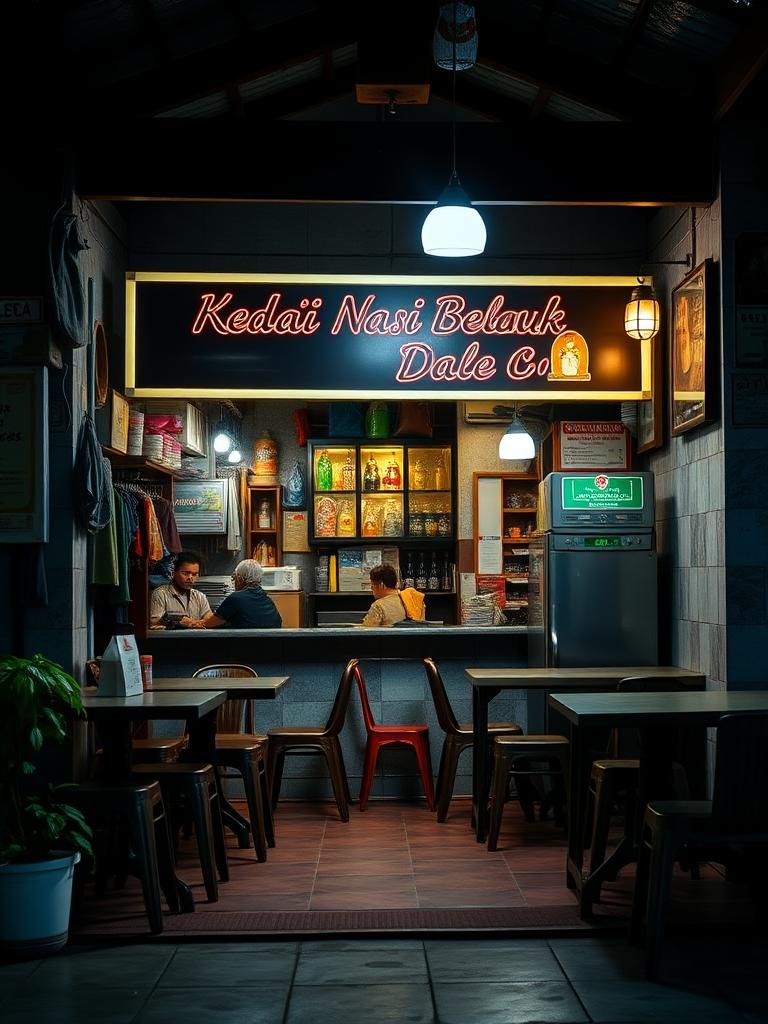 Kedai Nasi Belauk Dale Kampung PNLC