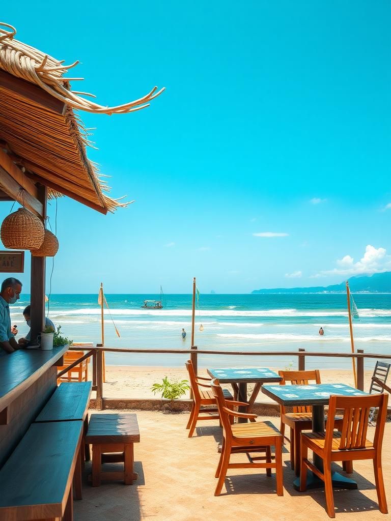 Kerisik beach cafe