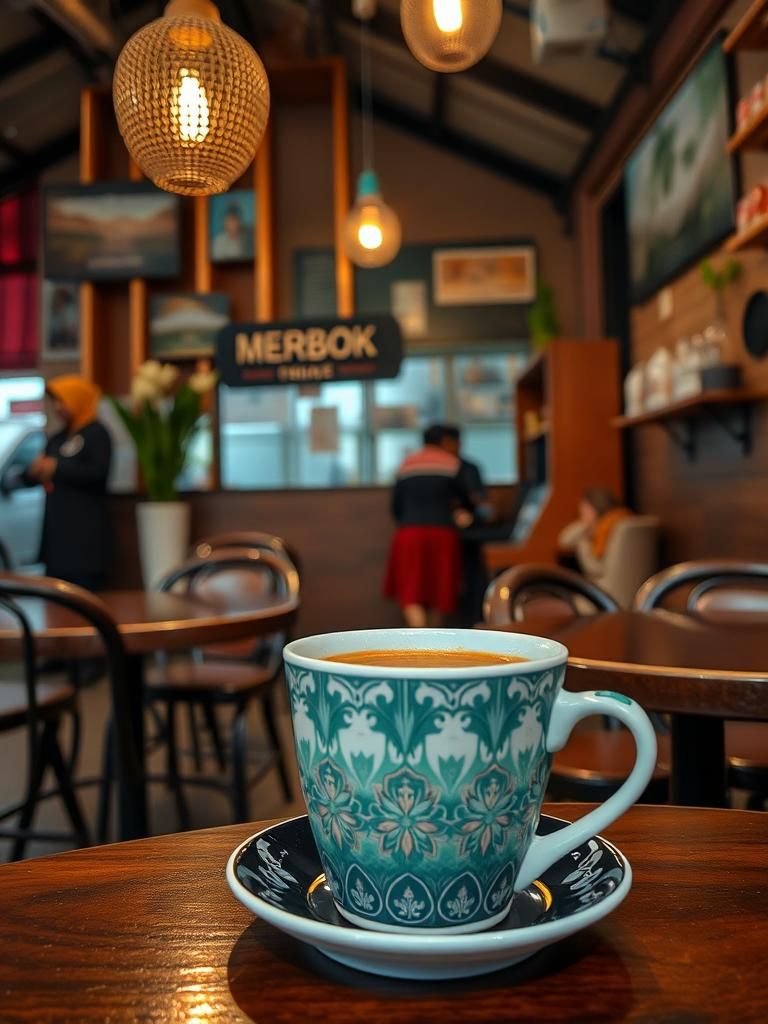 Kopi Ais Mamu Ikat Tepi MERBOK