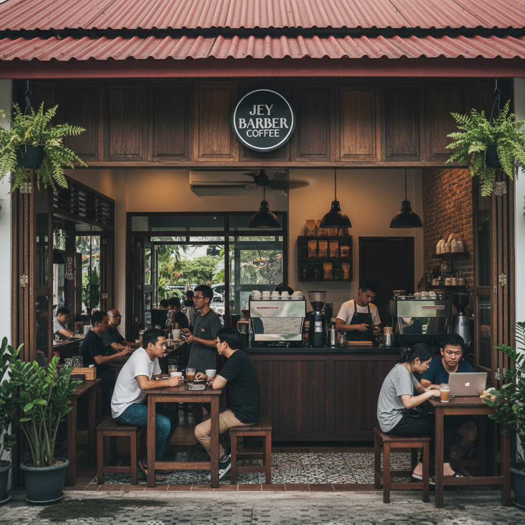 Kopi Jey Barber | Cukur & Espresso