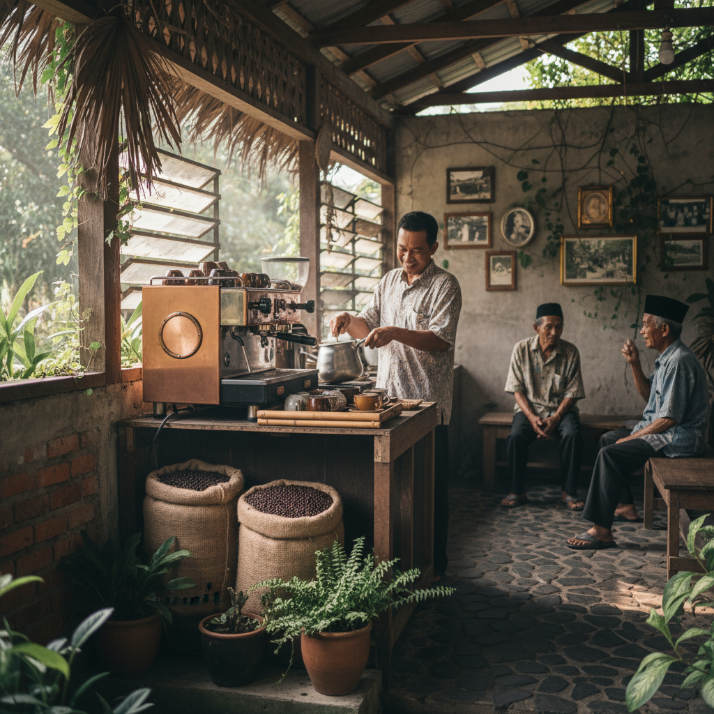Kopi Mesin Kampung Raja 1 Kopi Mesin Kampung Raja Terbaik