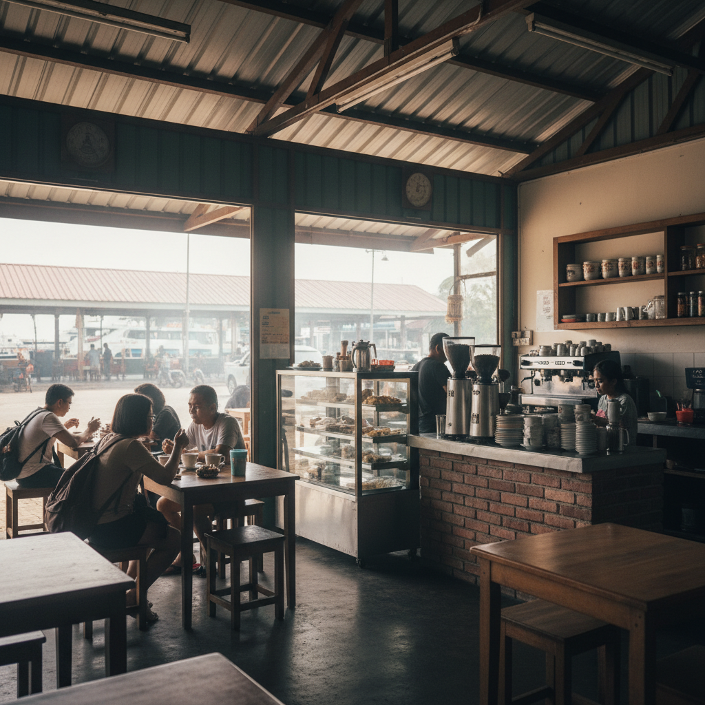 Kuala Besut Terminal Cafe | Makanan & Suasana Santai