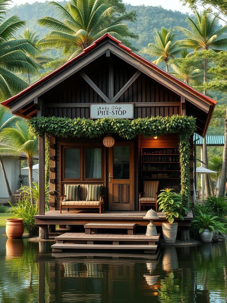 Lake Cabin at Pit-Stop @ Anjung Floria