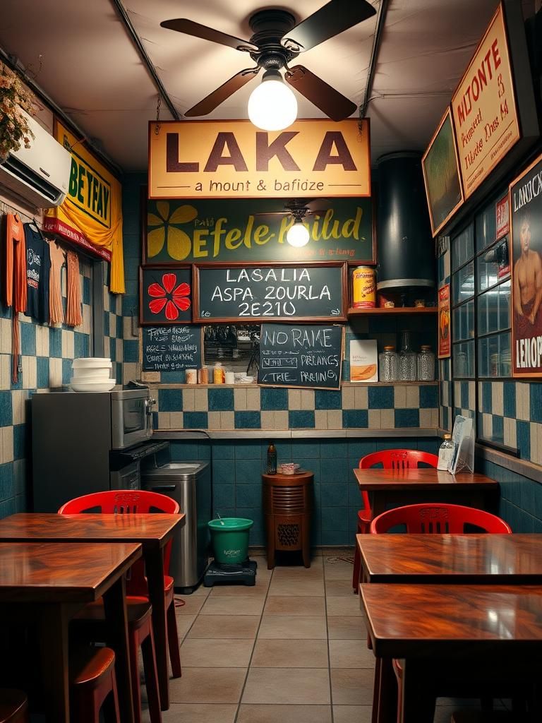 Laksa & Air Kelapa Muda Pak Din Simpang