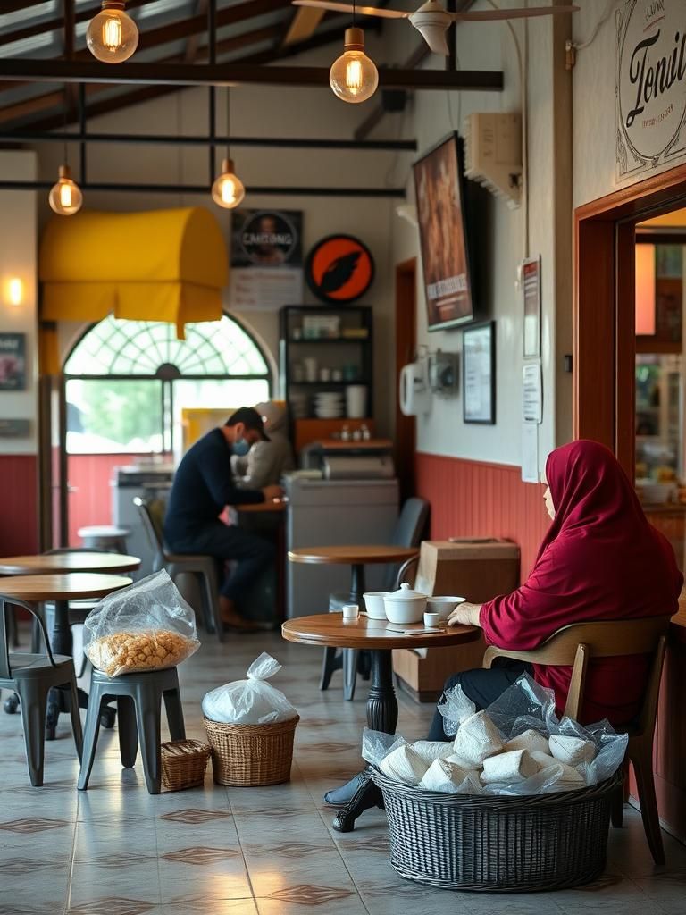 Lontong Singapore Masjid Tanah