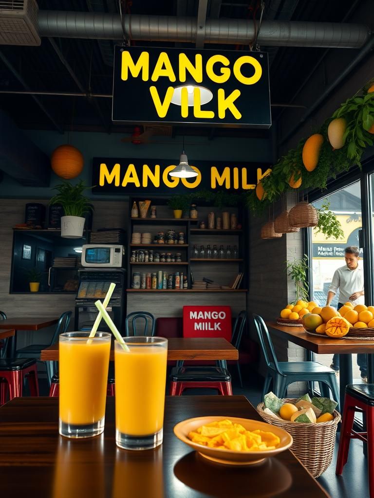 MANGO MILK VIRAL SUNGAI UDANG