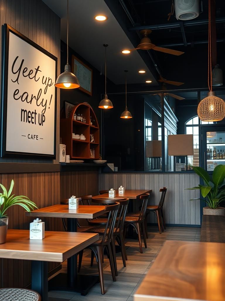Meet up early cafe