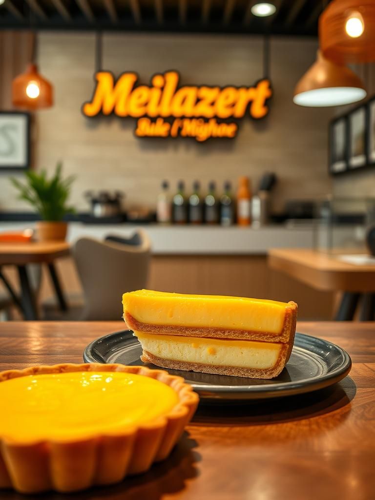 Meilazert Cheese Tart Fresh Baked, Ayer Keroh Outlet