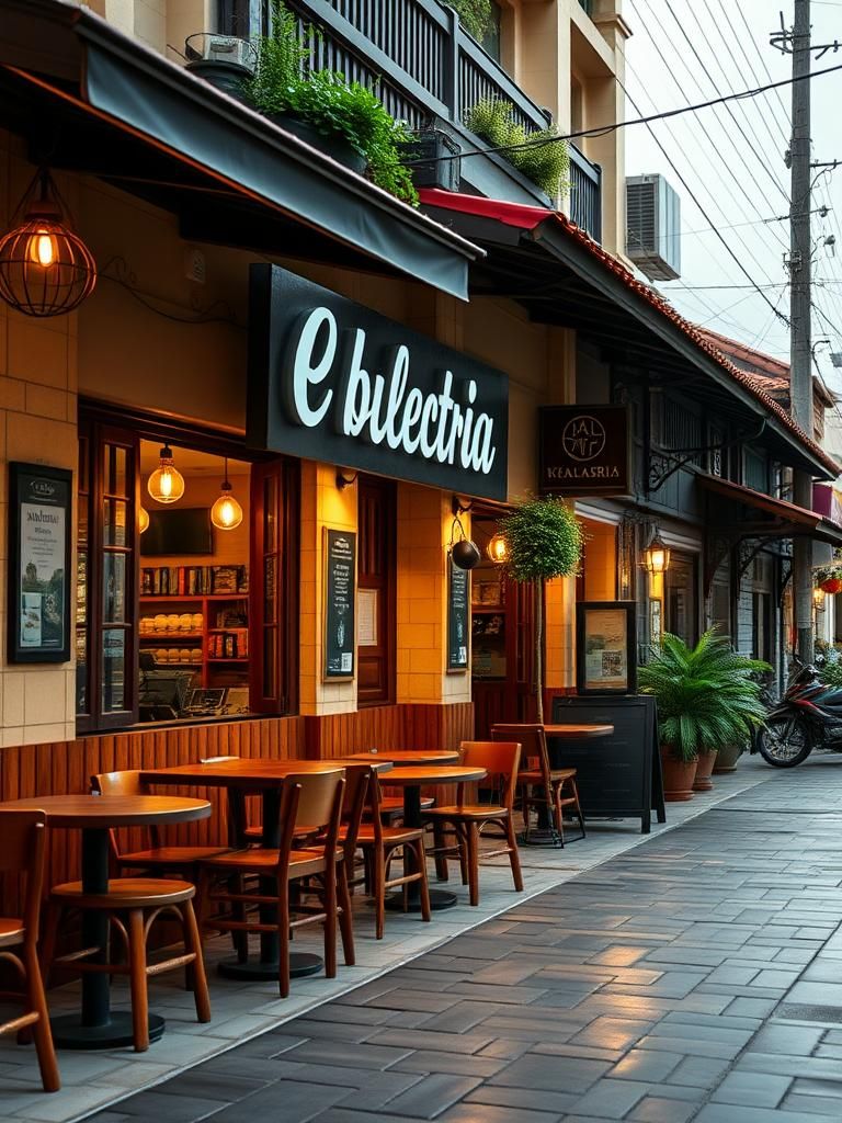 Melaka Porto Historia Street 马六甲奶茶街