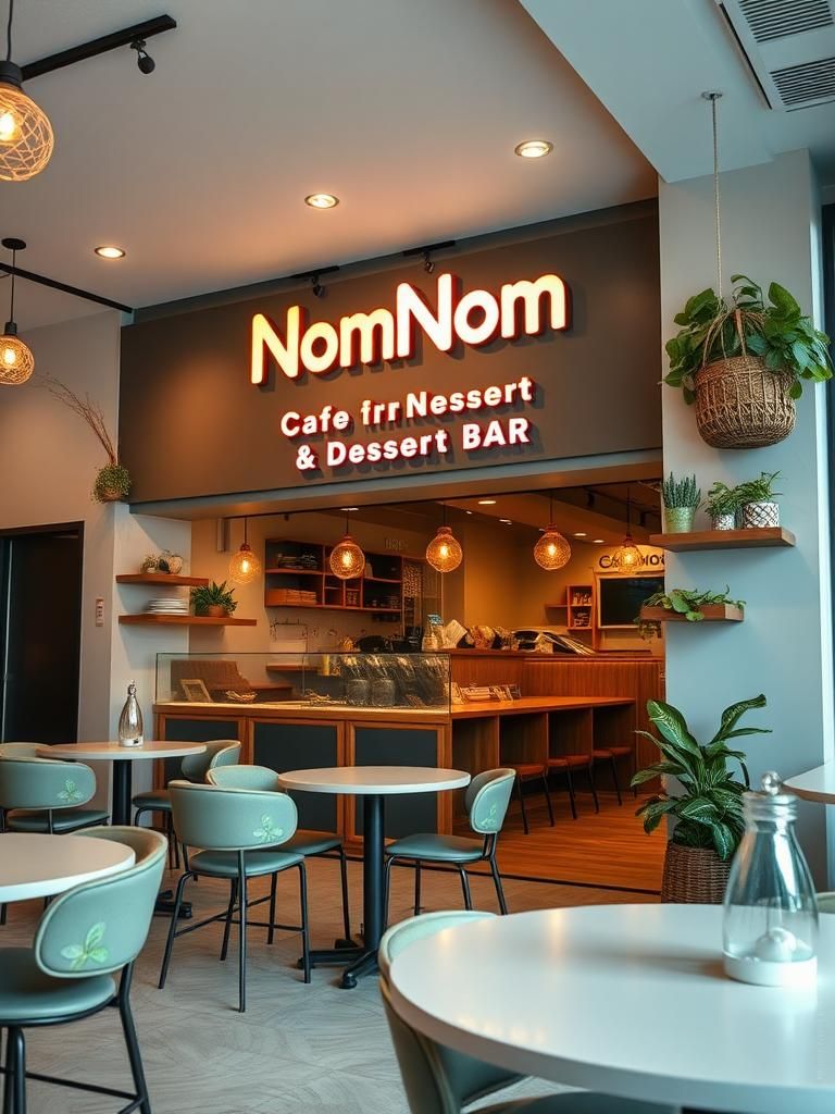 NomNom Cafe & Dessert Bar 1 NomNom Cafe & Dessert Bar