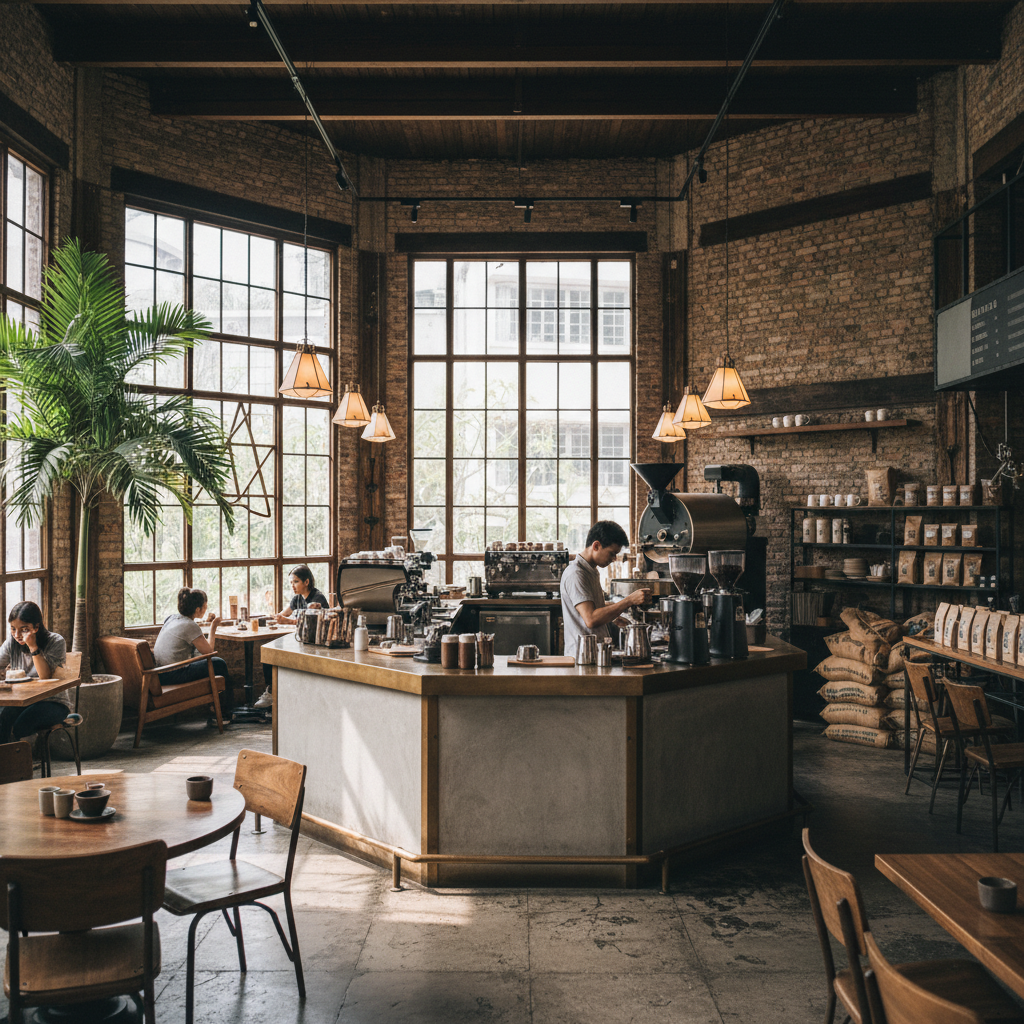 Octagon Cafe & Roastery - Kopi & Hidangan