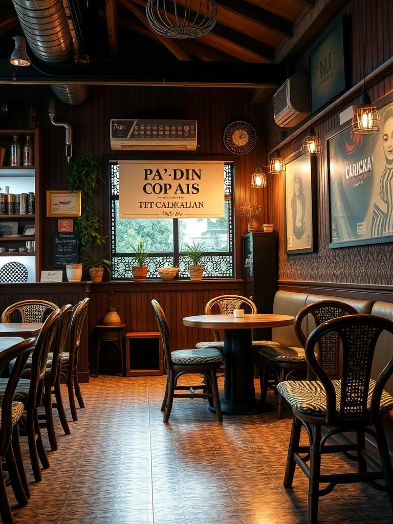 Pa’din Kopi Ais Ikat Tepi Alor Gajah