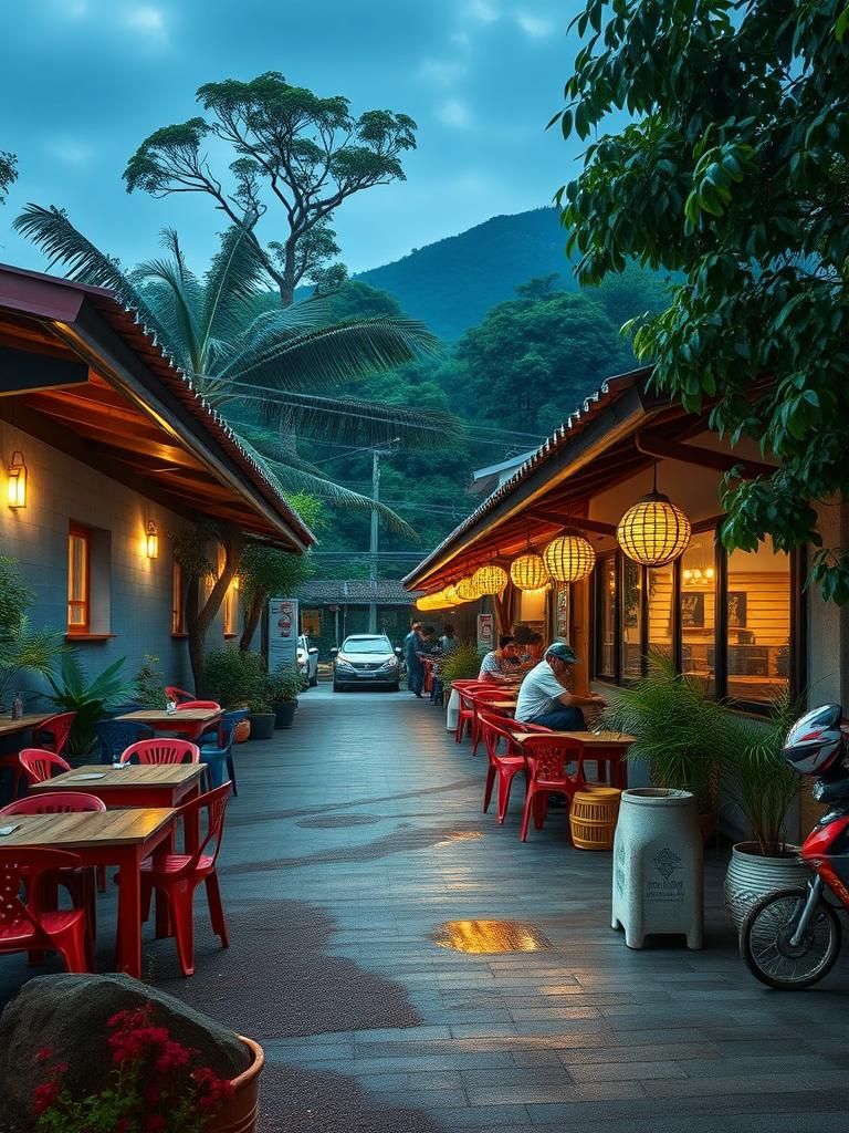 Parkir Bas, Kenderaan Medan Selera Gua Musang