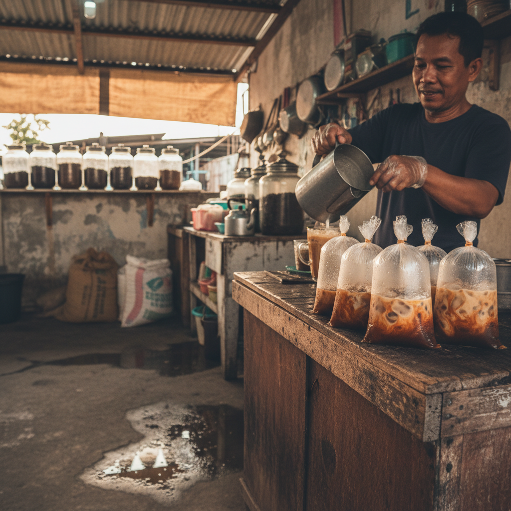 Permandian Kopi Ais Mamu Merchang