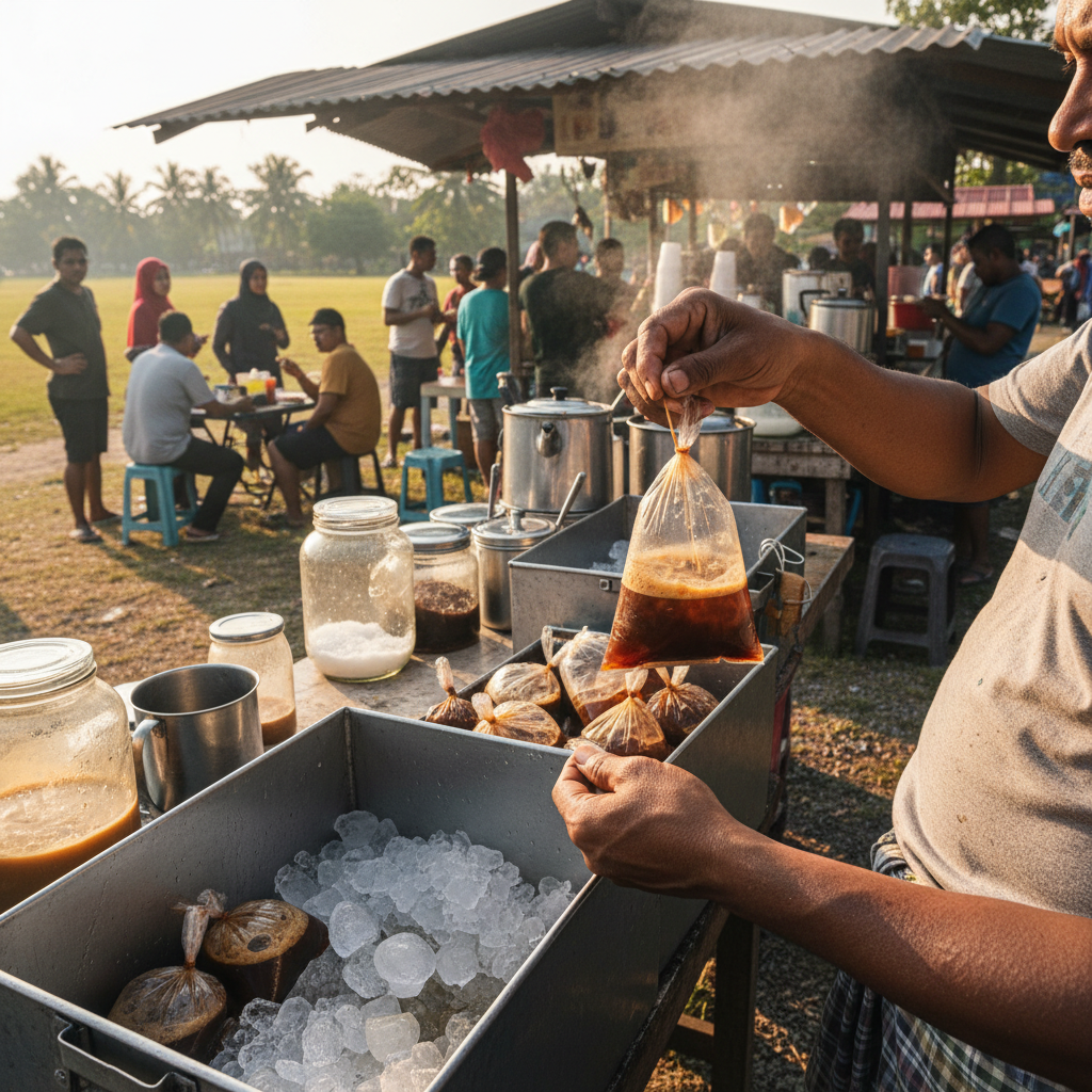 Kopi Ais Mamu Ikat Tepi Padang Landak 1 Promosi Kopi Ais Mamu Padang Landak