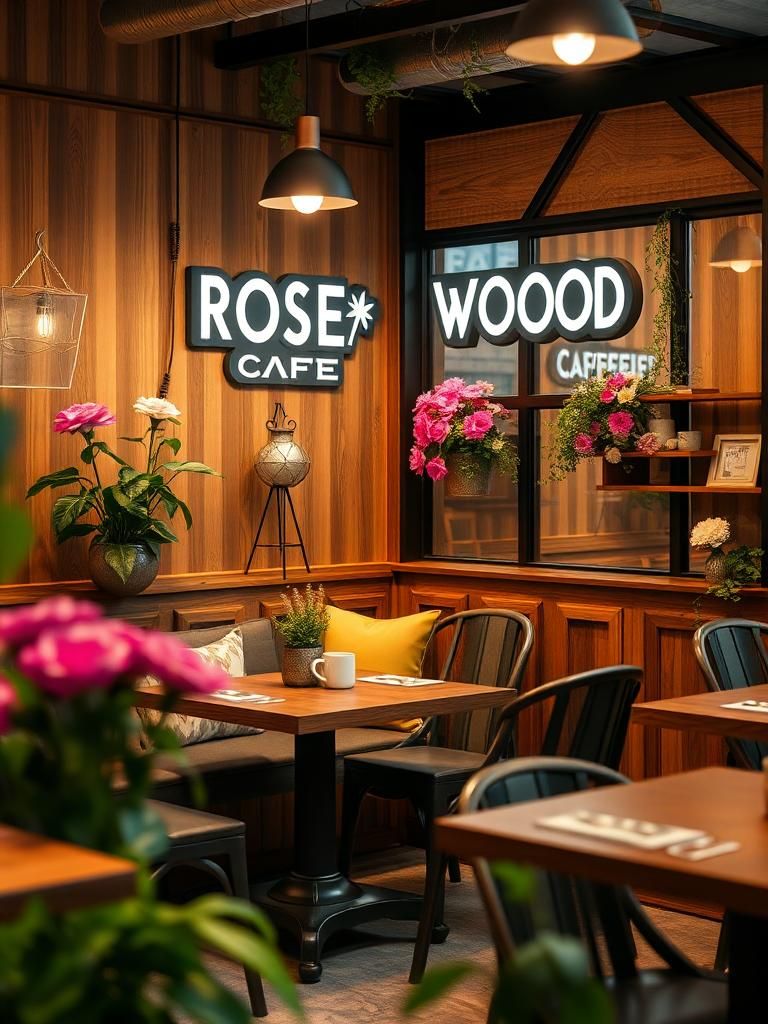ROSE/WOOD Cafe 「Coffee and Flowers」