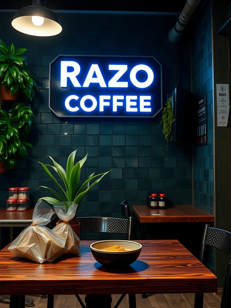 Razo coffee & Ayam gunting razo (Cawangan Bukit minyak}