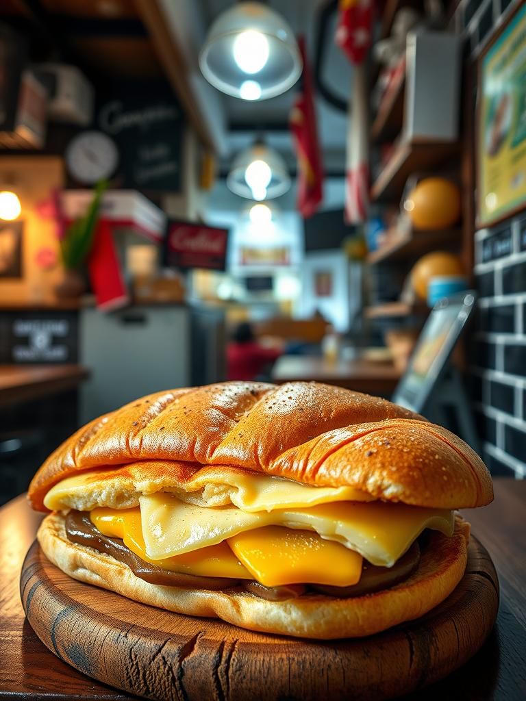 Roti John Cheese Sempoi Kalamentoi