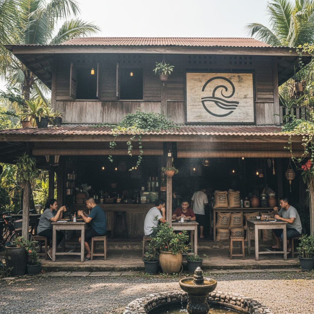 Rumah Losong Kopi Bayu Terkenal