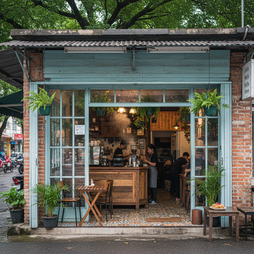 Rumah Wafel Kecil yang Sedap